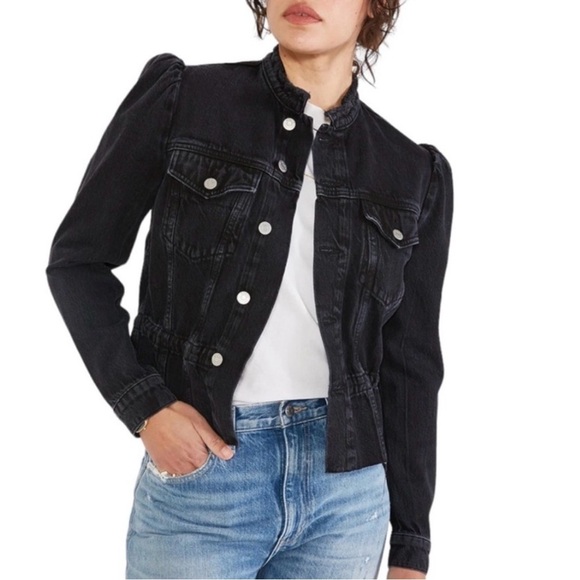 Etica Jackets & Blazers - ÉTICA Remi Reconstructed Jacket in the color "Black Rock".